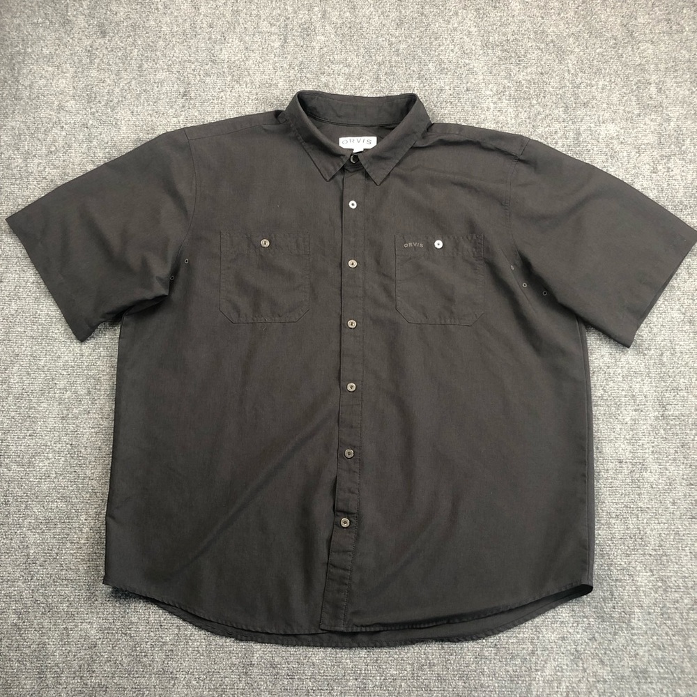 Orvis Men's Short-Sleeve Button-Down Tech Work Shirt